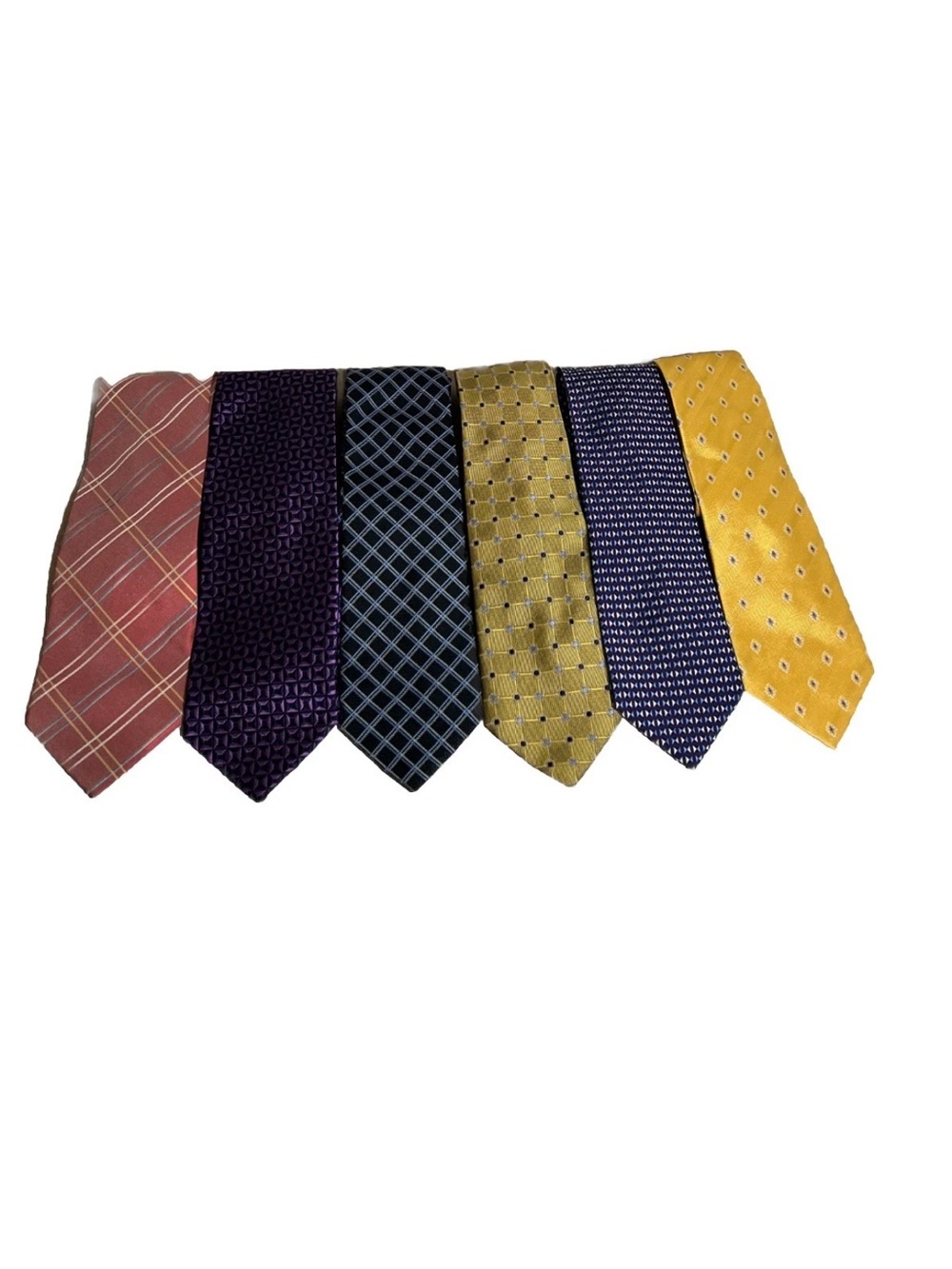 Lot 6 Jos. A Banks (3) Exclusive Collection 100% Silk Men’s Luxury Ties 57”-60”